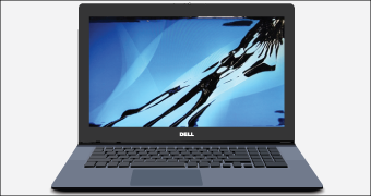 Dell Laptop LCD Screen Damage Replacement.
