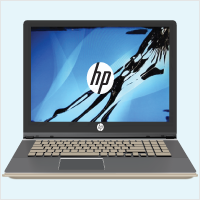 HP Laptop LCD Screen Damage Replacement.
